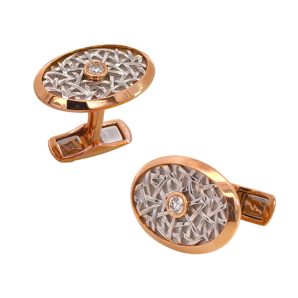 Crystal Shard Cufflinks - U5029EC