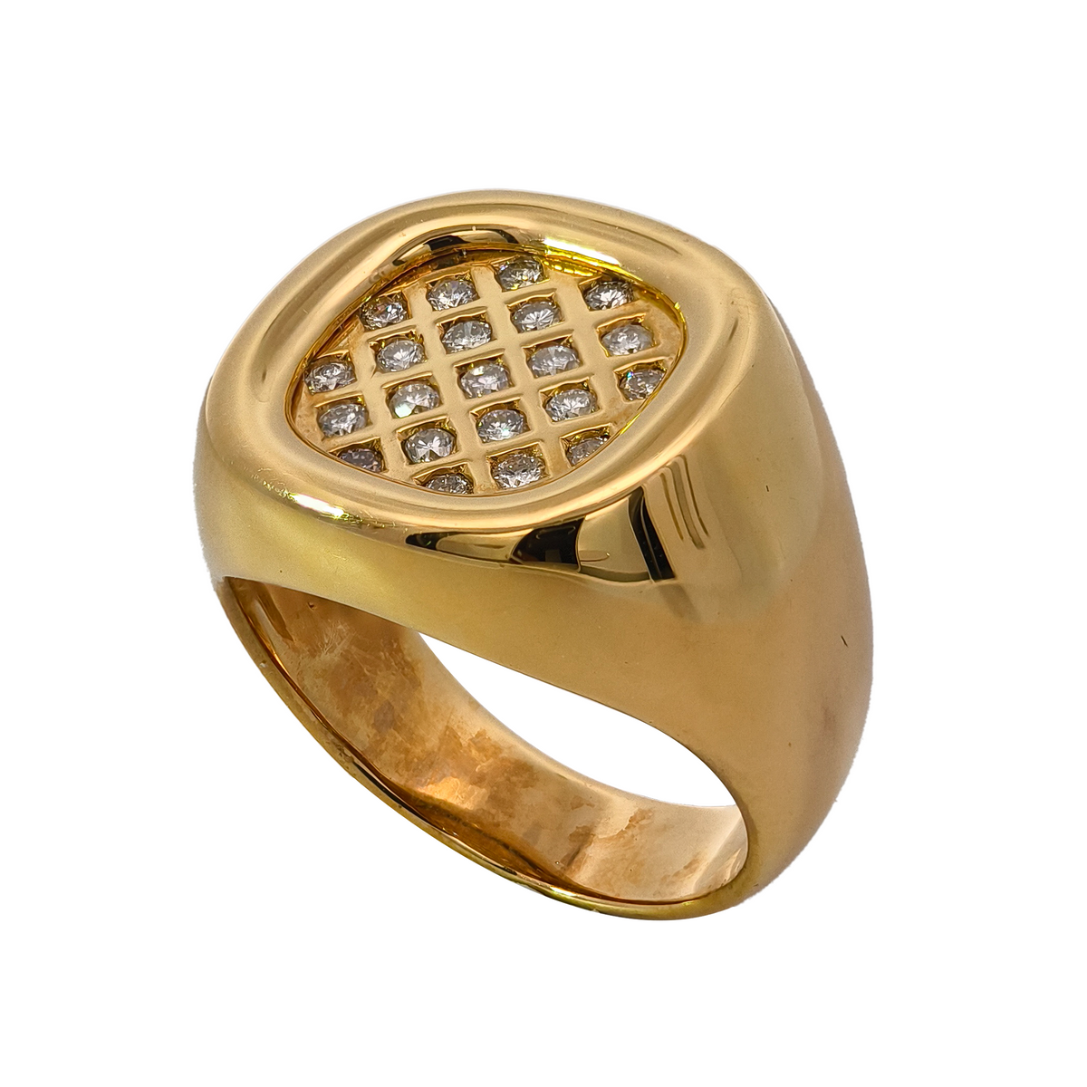 18KT Yellow Gold Diamond Ring