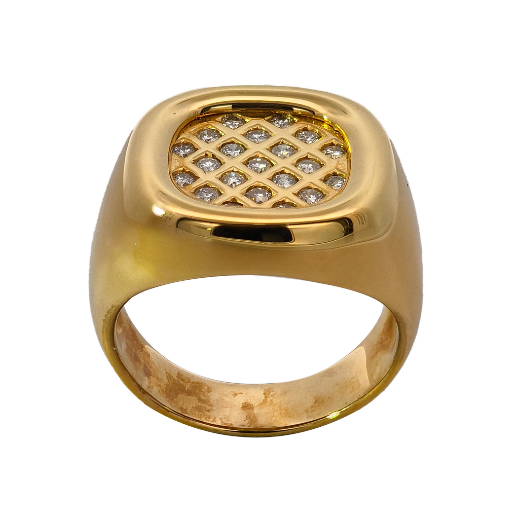 18KT Yellow Gold Diamond Ring
