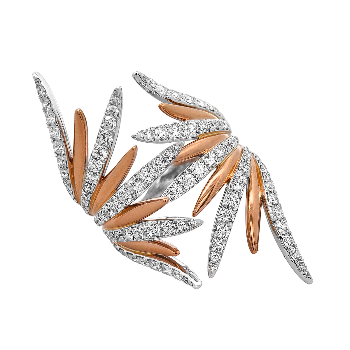 18KT Rose Gold Diamond Ring