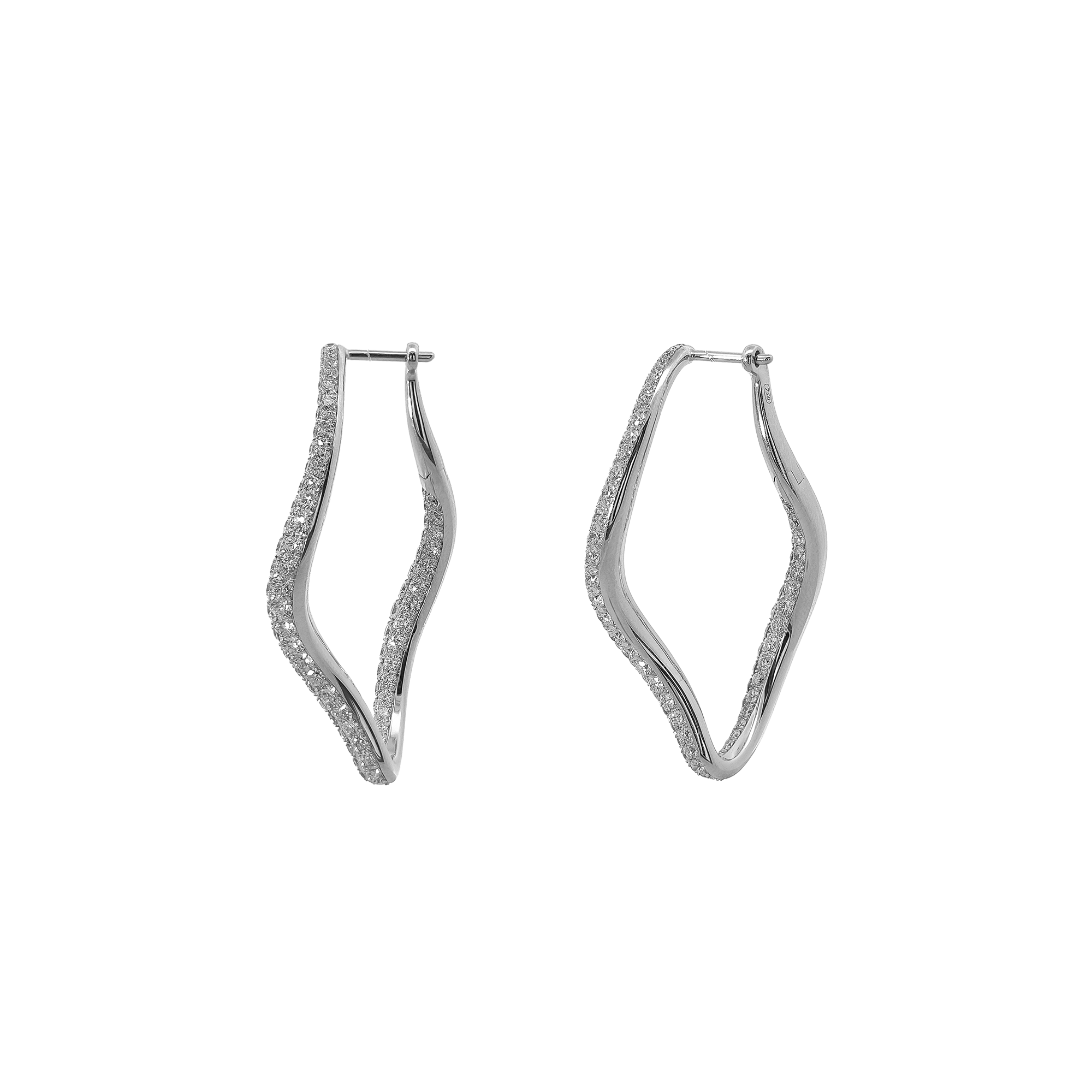 18KW Diamond Earrings