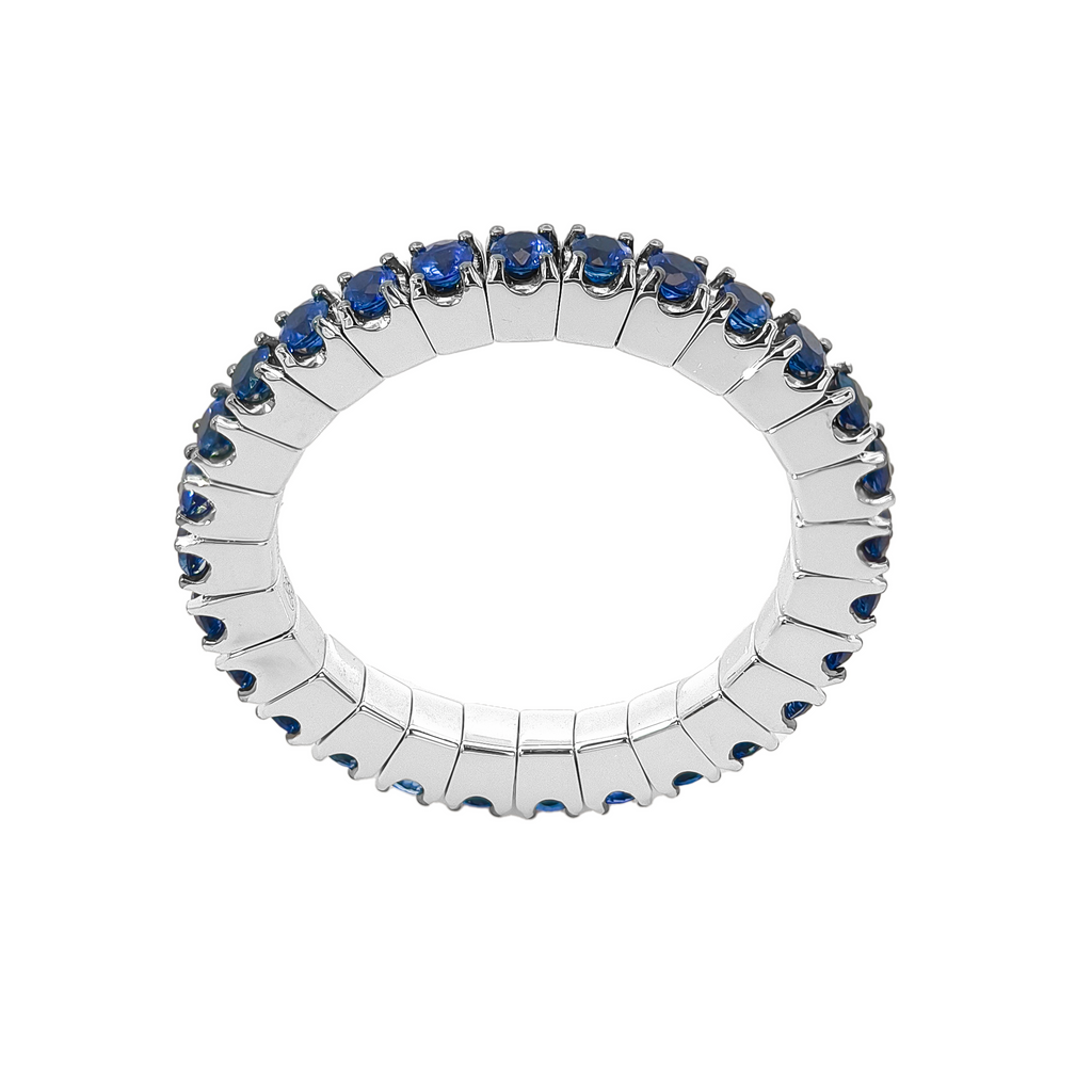 18KT White Gold Sapphire Ring