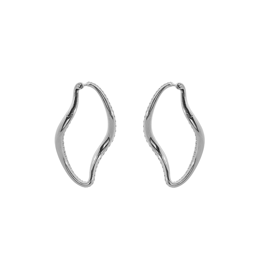 18KW Diamond Earrings