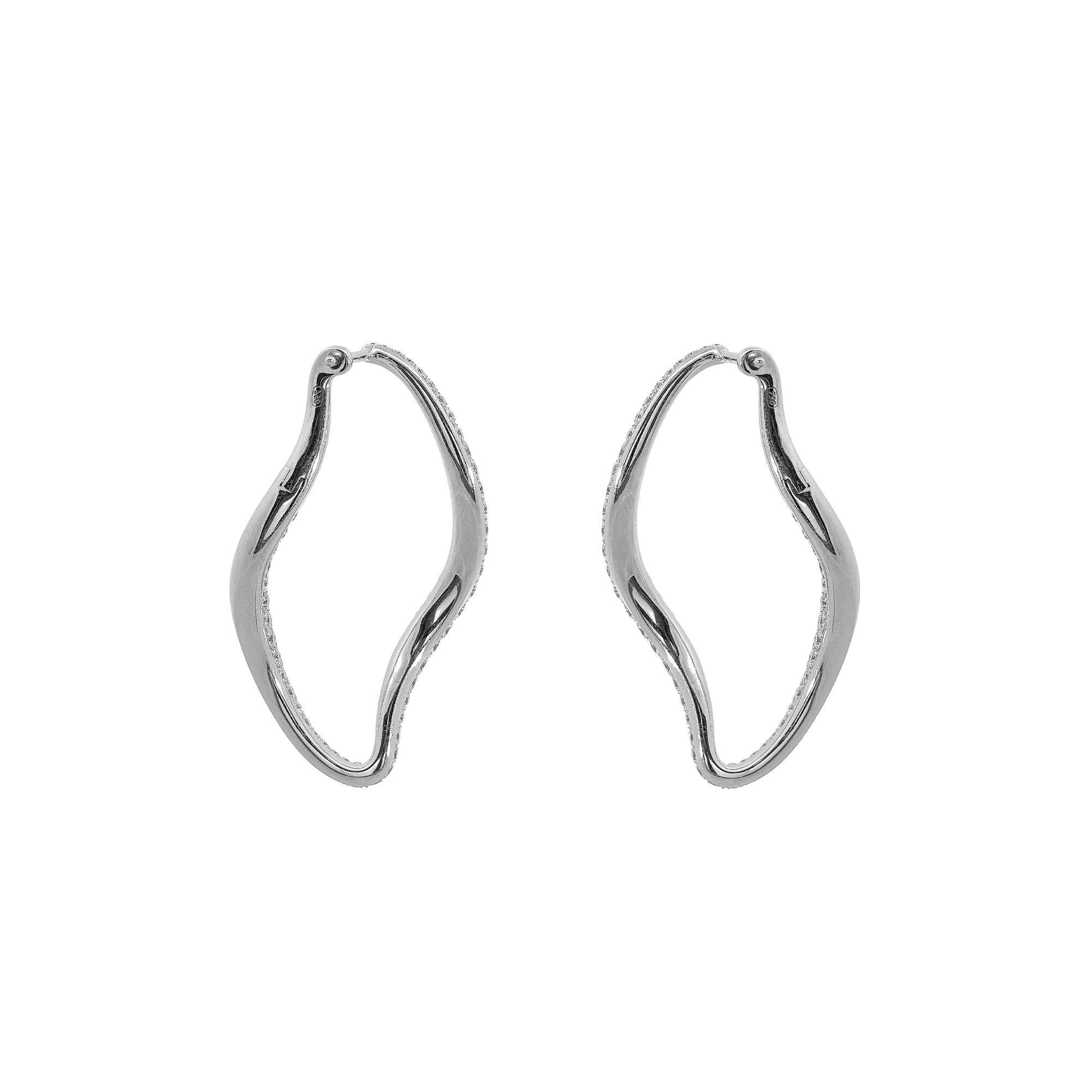 18KW Diamond Earrings
