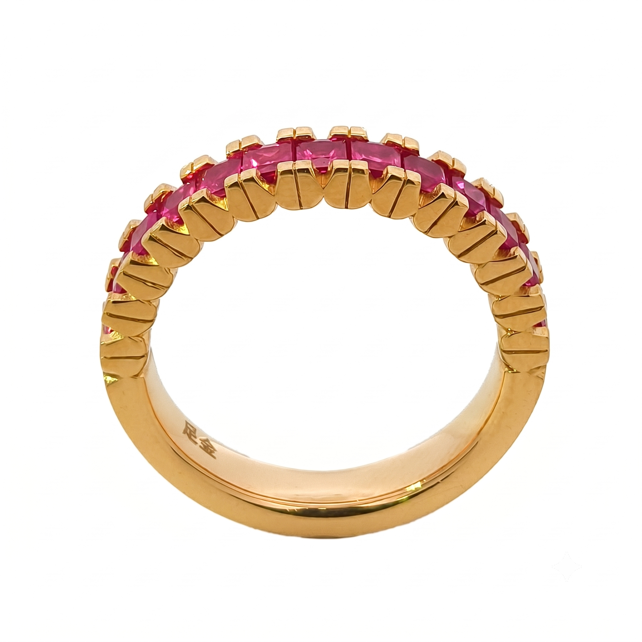 24KT Pure Gold Ruby Ring