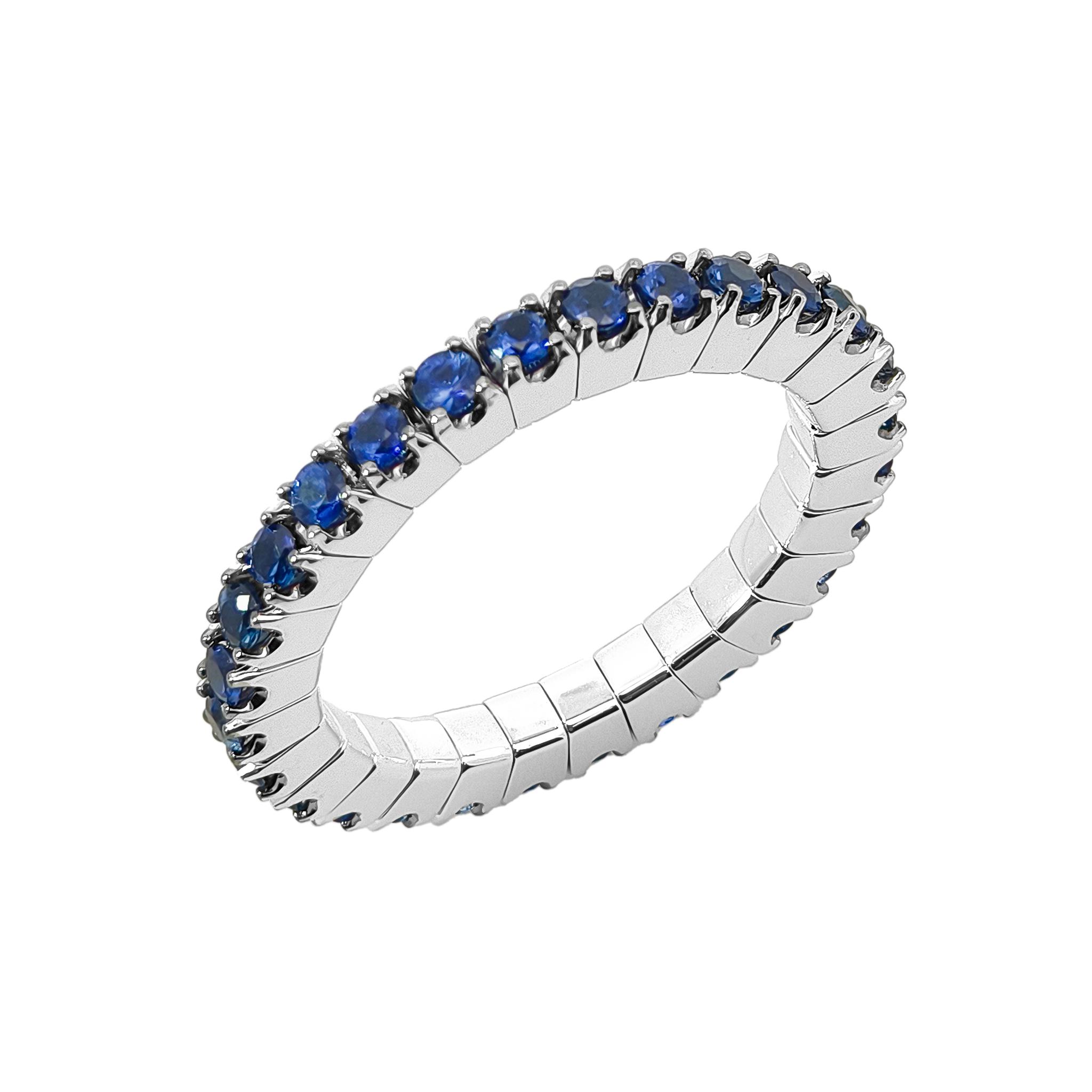 18KT White Gold Sapphire Ring