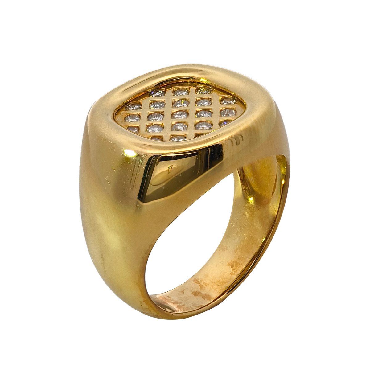 18KT Yellow Gold Diamond Ring
