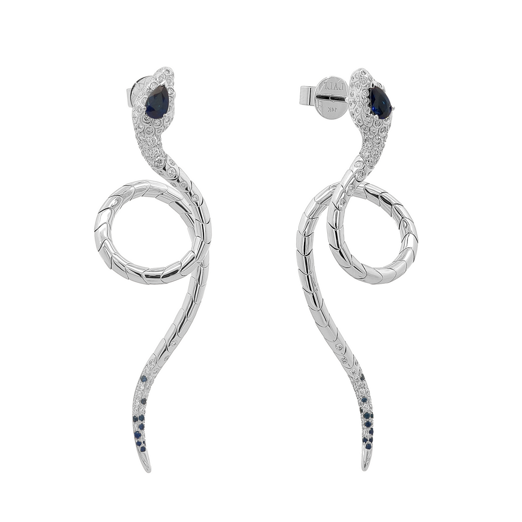 18KT Rose Gold Ruby, Pink Sapphire & Diamond Earrings
