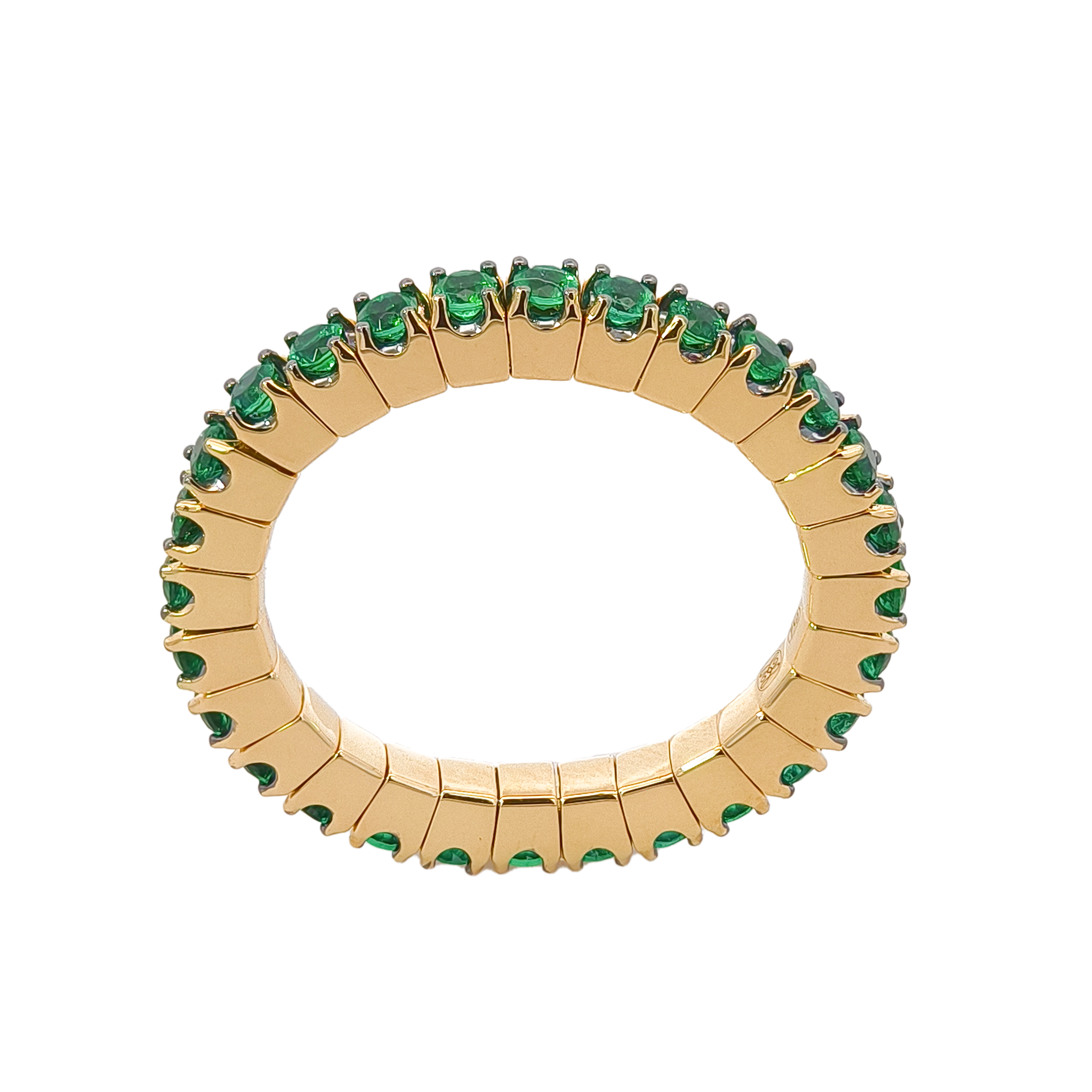 18KT Yellow Gold Emerald  Ring