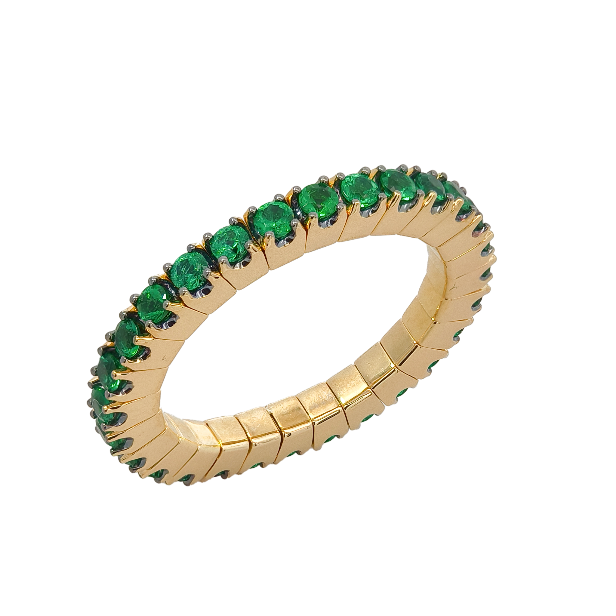 18KT Yellow Gold Emerald  Ring