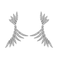 18KT White Gold Diamond Earrings