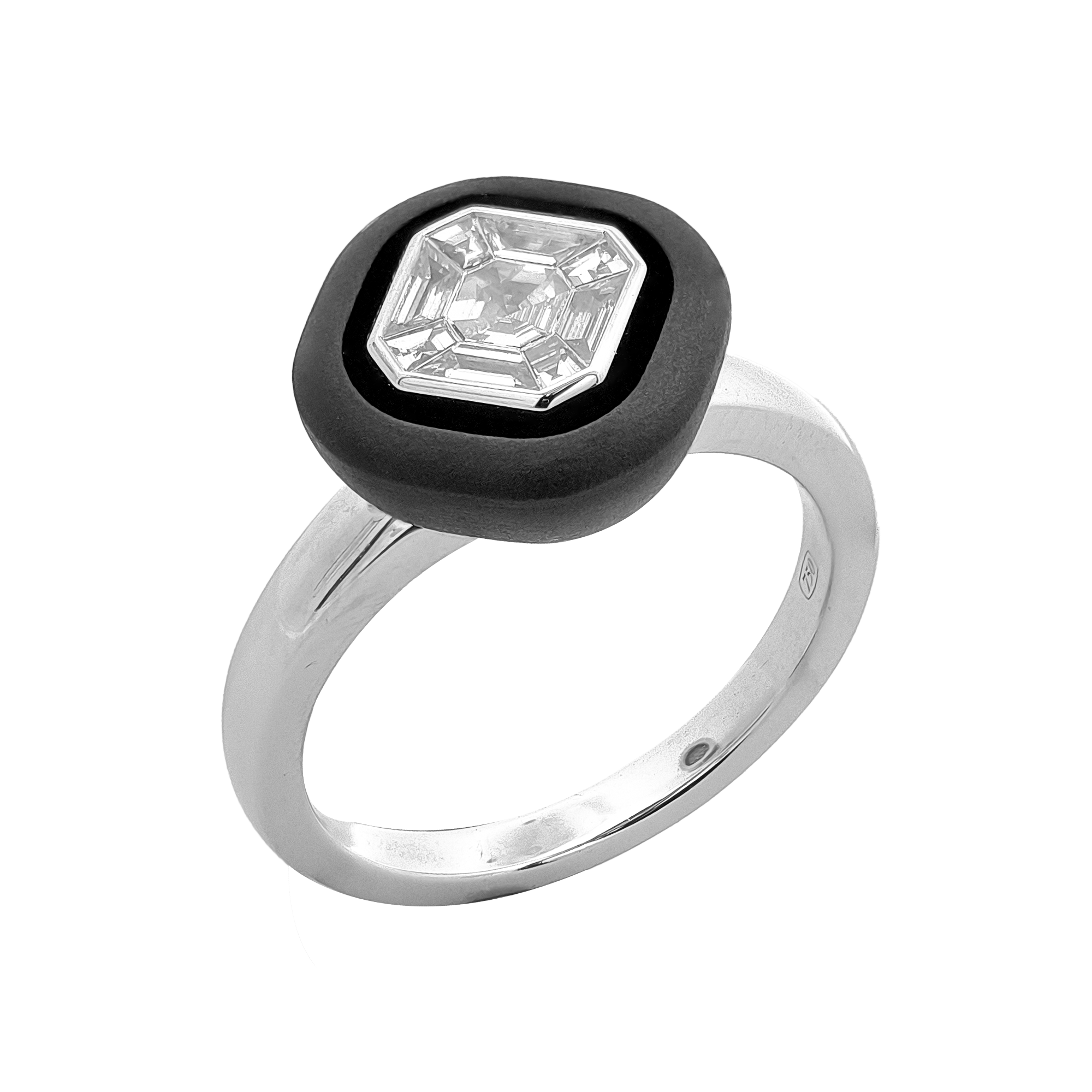 18KT White & Yellow Gold Diamond Ring