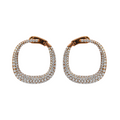 18KT Rose Gold Diamond Earrings