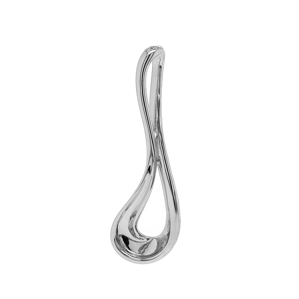 18KT White Gold Diamond Fox Pendant