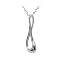 18KT White Gold Diamond Fox Pendant