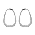 18KT White Gold Diamond Earrings
