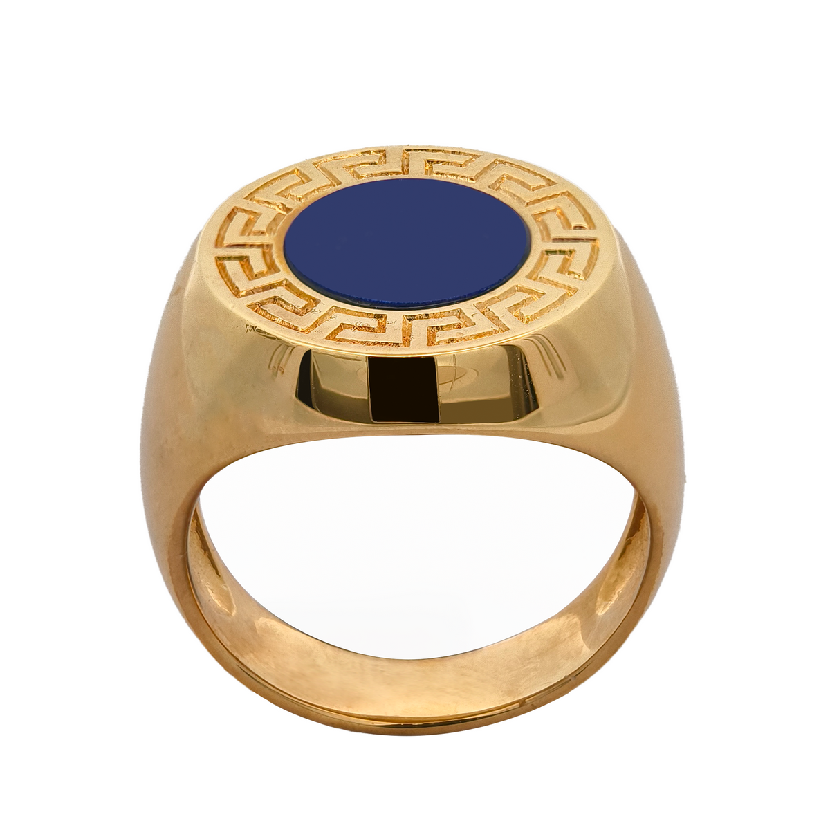18KT Yellow Gold Lapis Ring