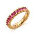 24KT Pure Gold Ruby Ring