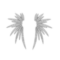 18KT White Gold Diamond Earrings