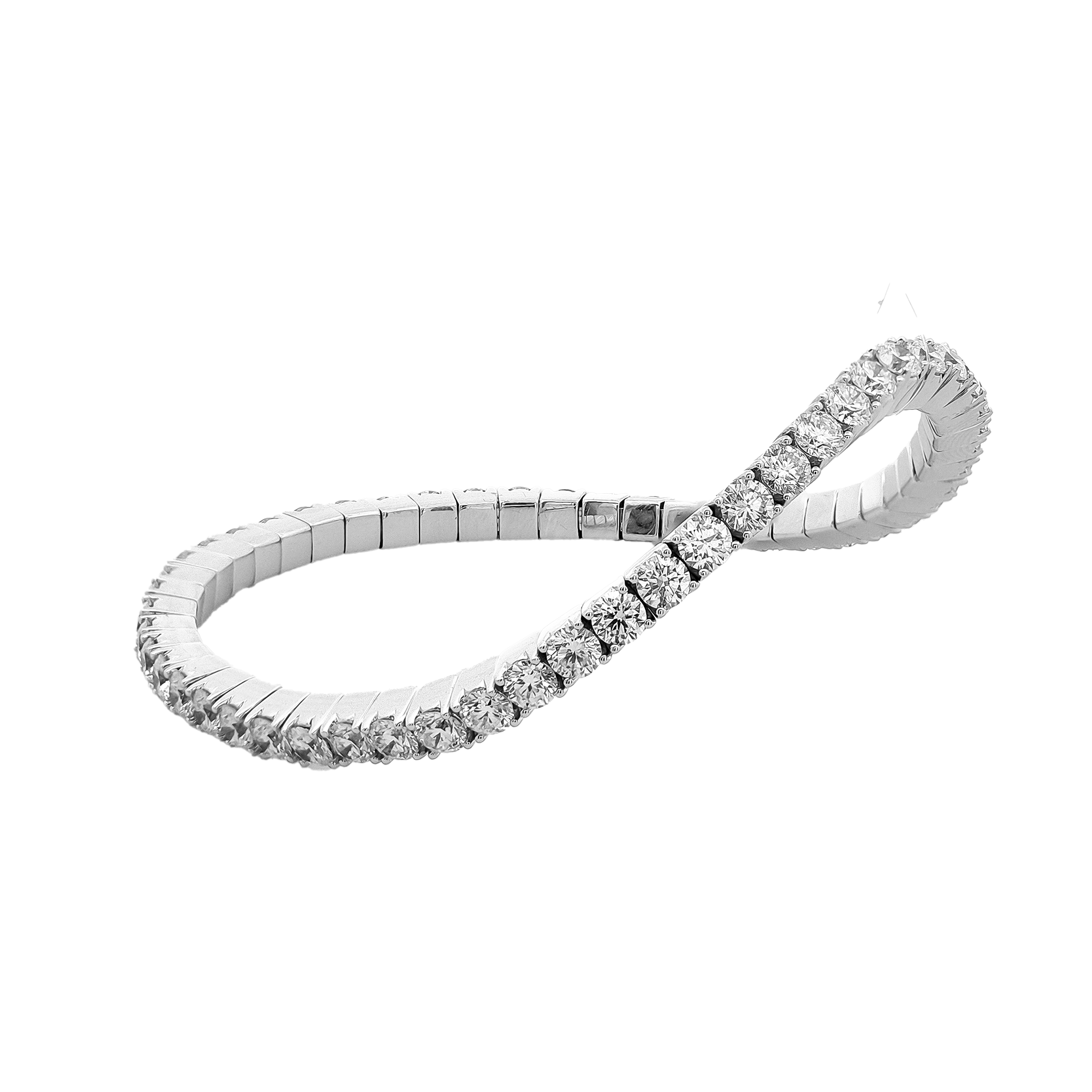 18KT White Gold Diamond Bracelet
