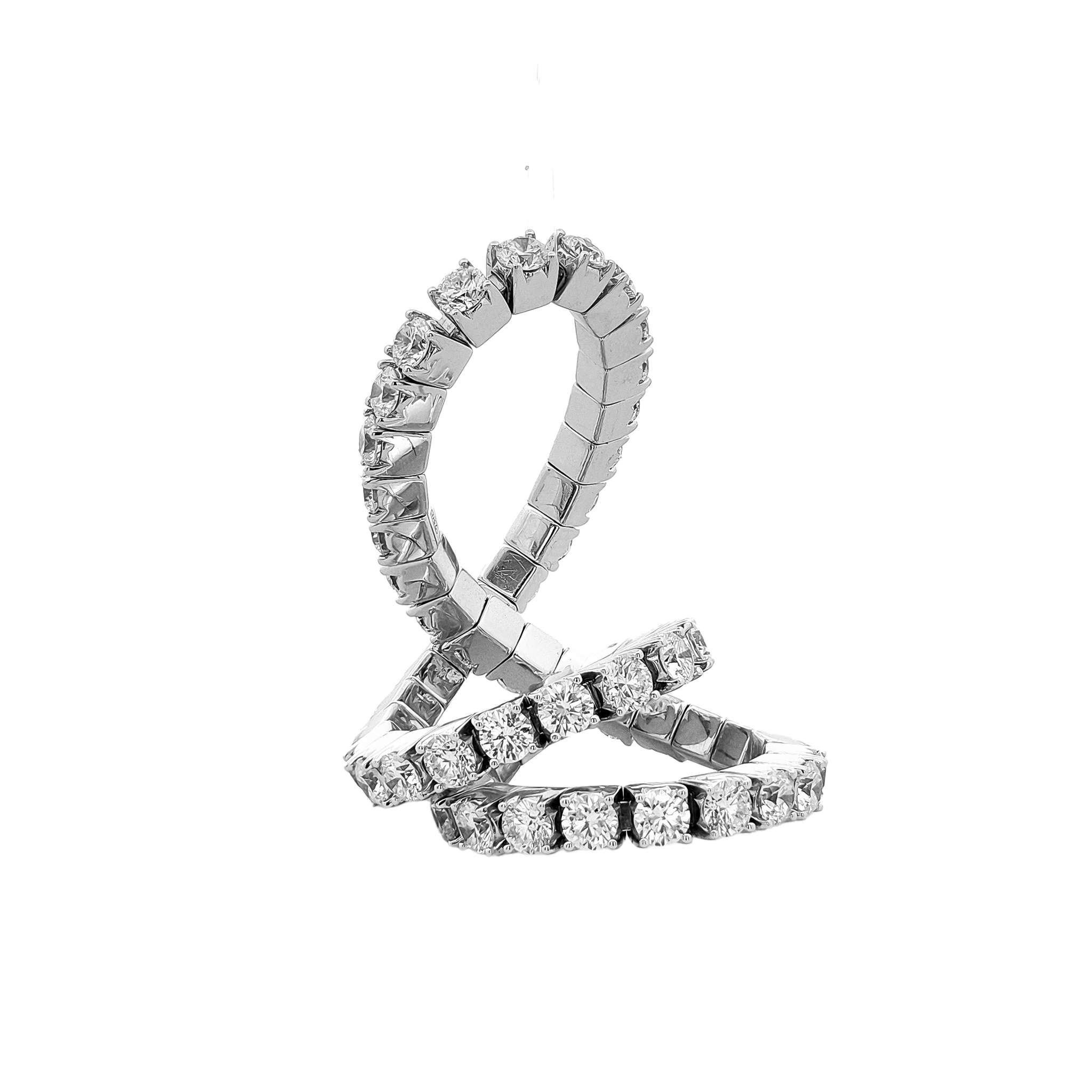 18KT White Gold Diamond Bracelet
