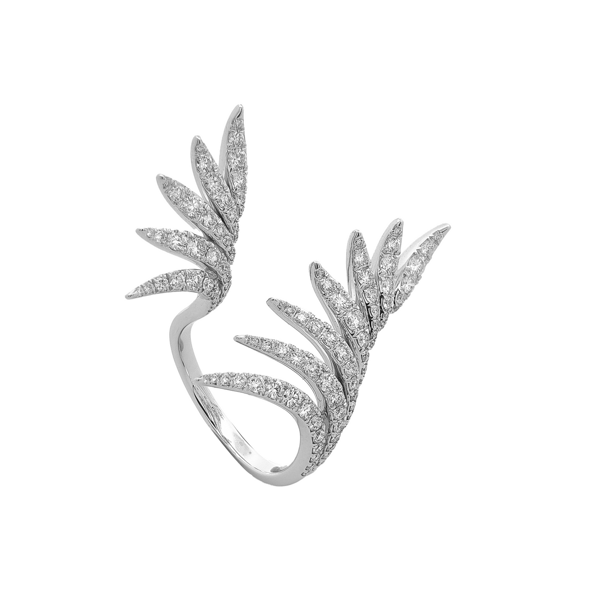 18KT White Gold Diamond Ring