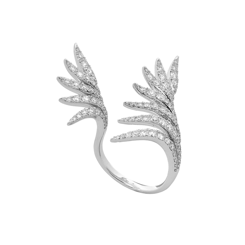 18KT White Gold Diamond Ring
