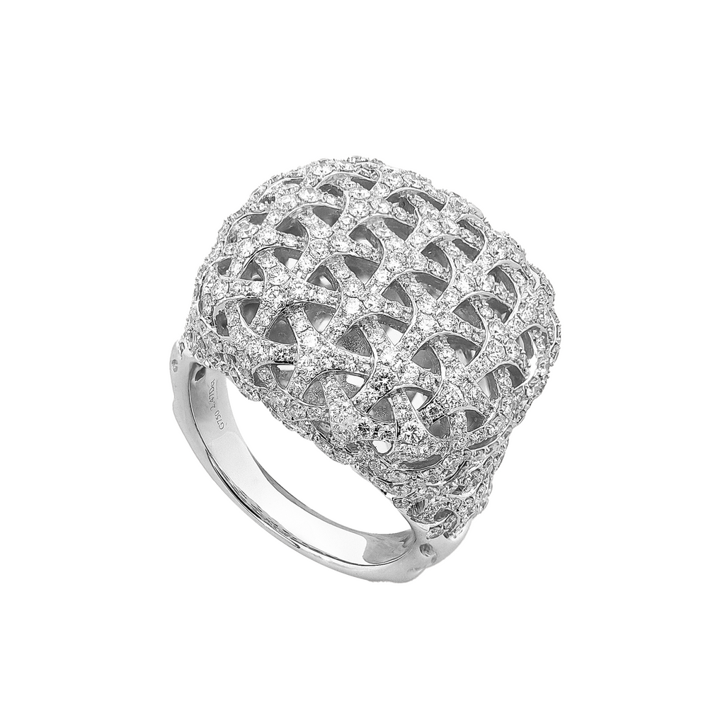 18KT White Gold Diamond Ring