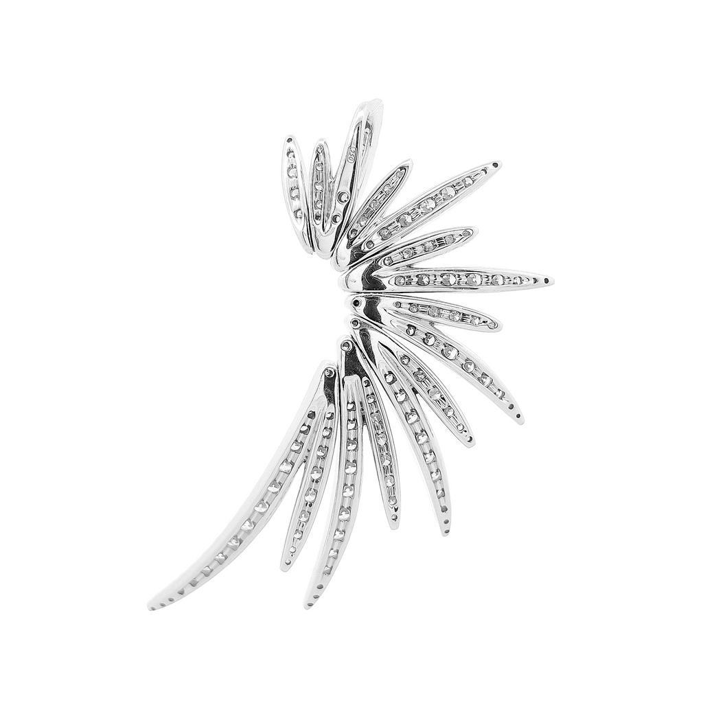 18KT White Gold Diamond Pendant