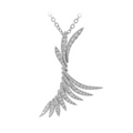 18KT White Gold Diamond Pendant