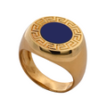 18KT Yellow Gold Lapis Ring