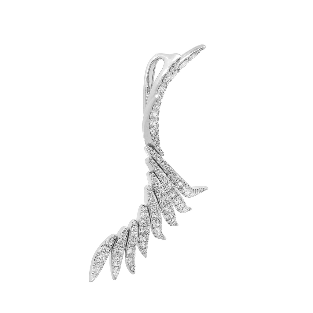 18KT White Gold Diamond Pendant