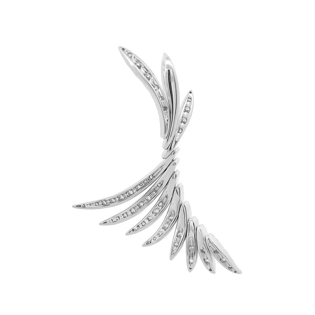 18KT White Gold Diamond Pendant