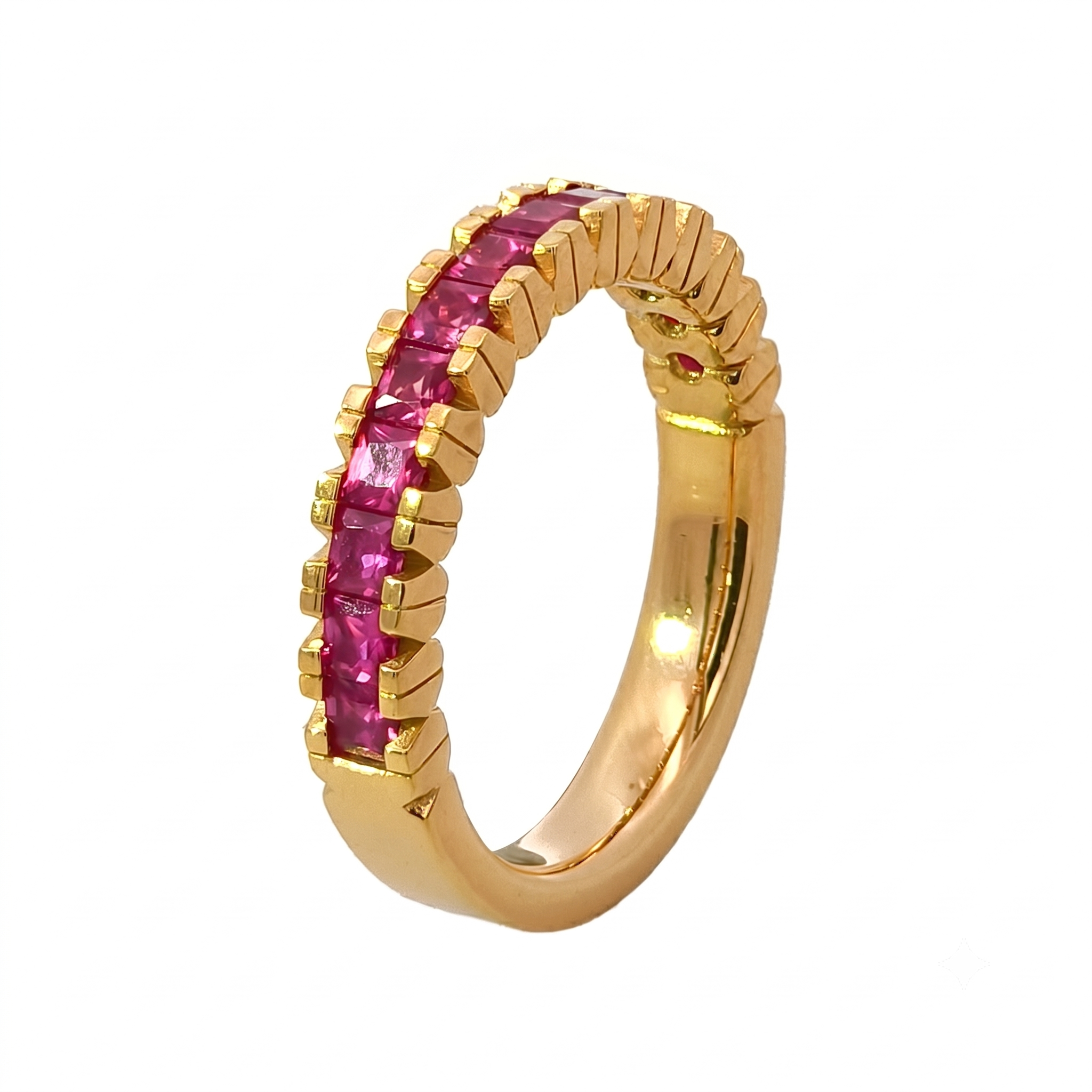 24KT Pure Gold Ruby Ring