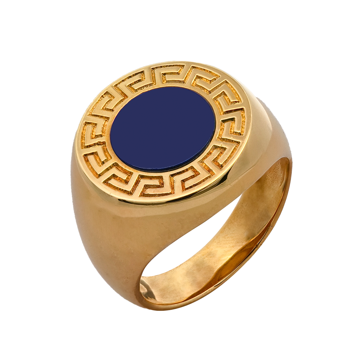 18KT Yellow Gold Lapis Ring
