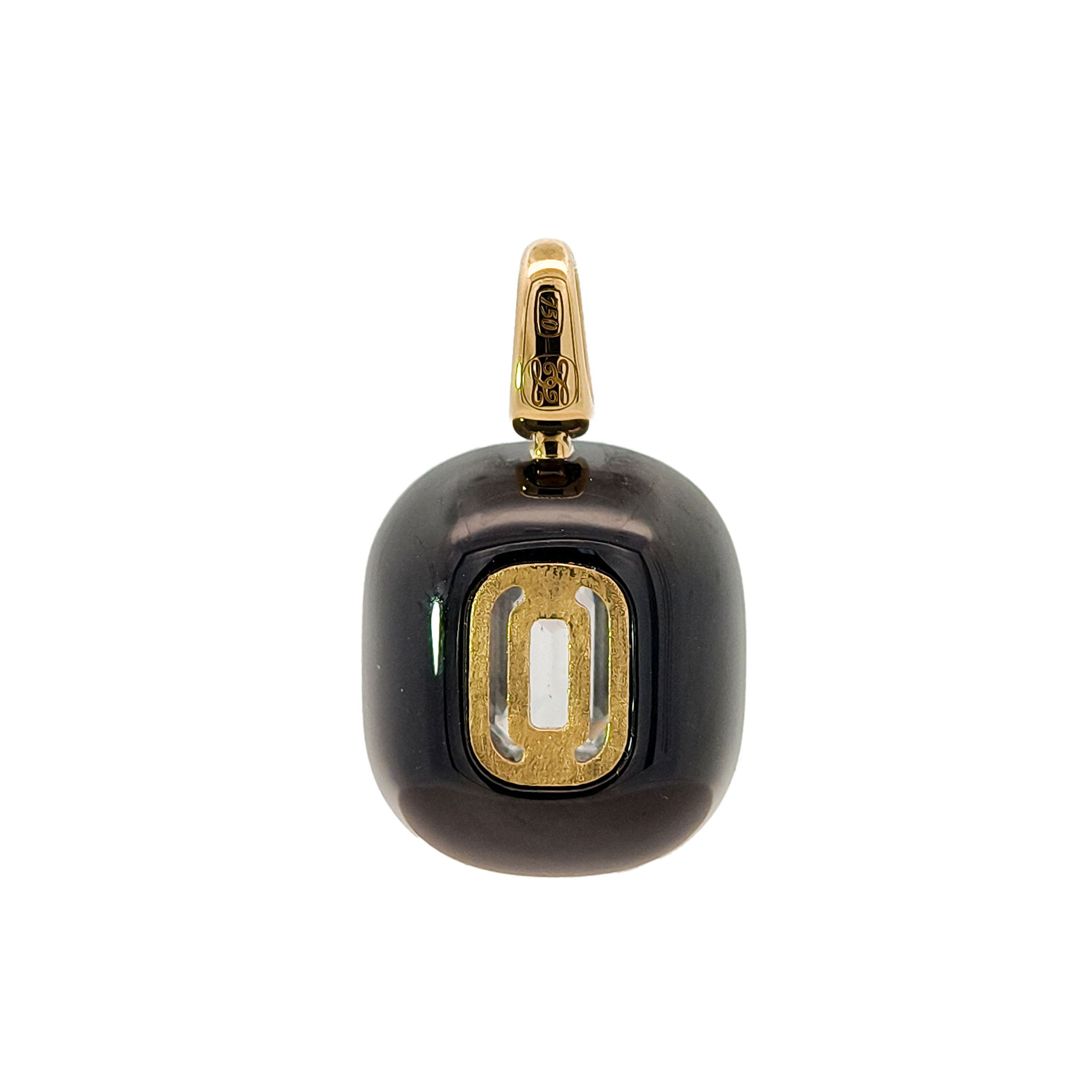 18KT White & Yellow Gold Lab Grown Diamond Pendant