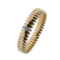 18KT Yellow Gold with White Rhodium Diamond Bangle