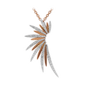 18KT Rose Gold Diamond Pendant