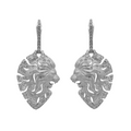 18KT White Gold Diamond Earrings