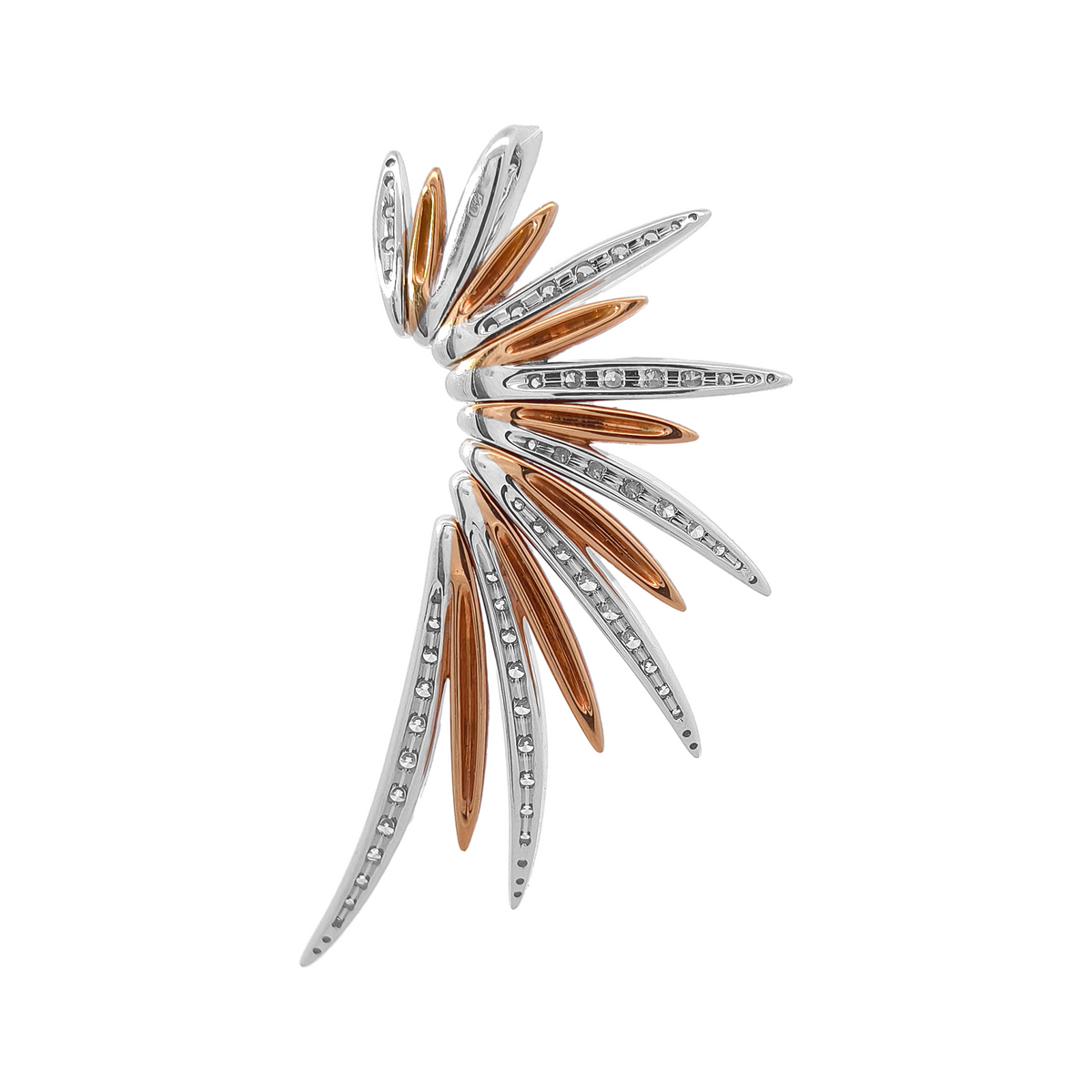 18KT Rose Gold Diamond Pendant