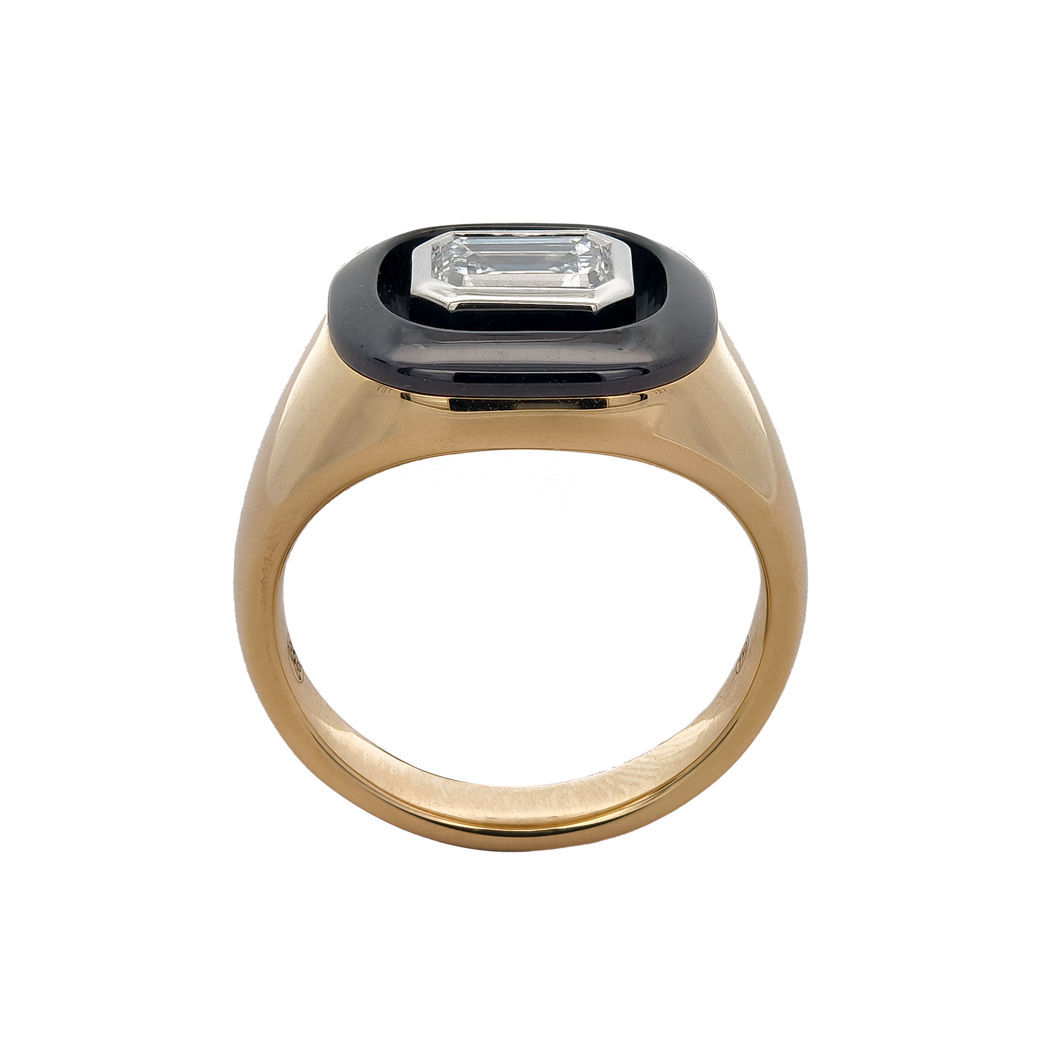 18KT White & Yellow Gold Lab Grown Diamond Ring