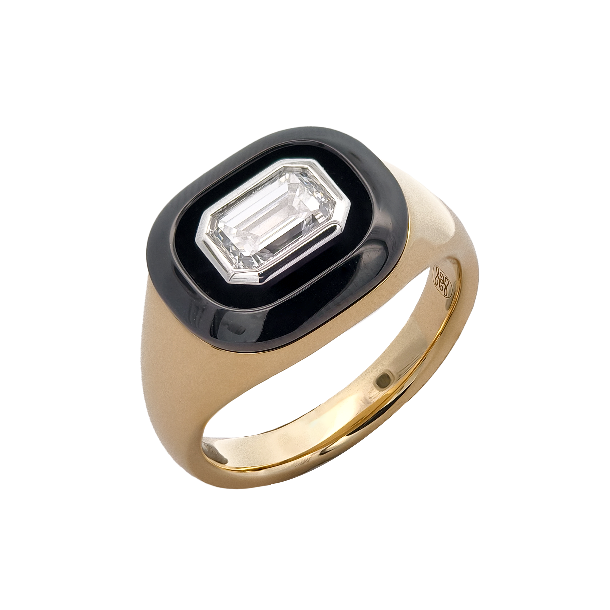 18KT White & Yellow Gold Lab Grown Diamond Ring