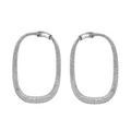 18KT White Gold Diamond Earrings