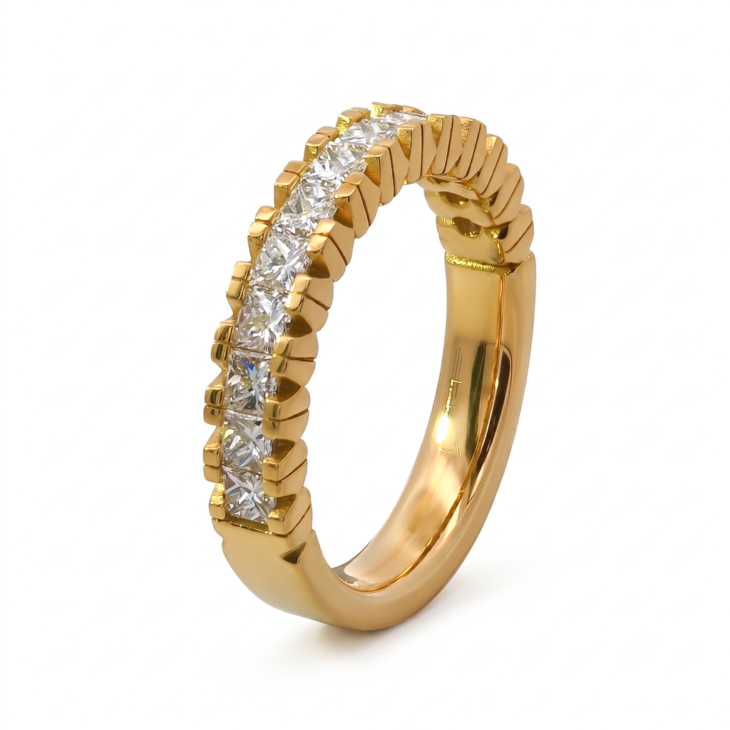 24KT  Pure Gold Diamond Ring