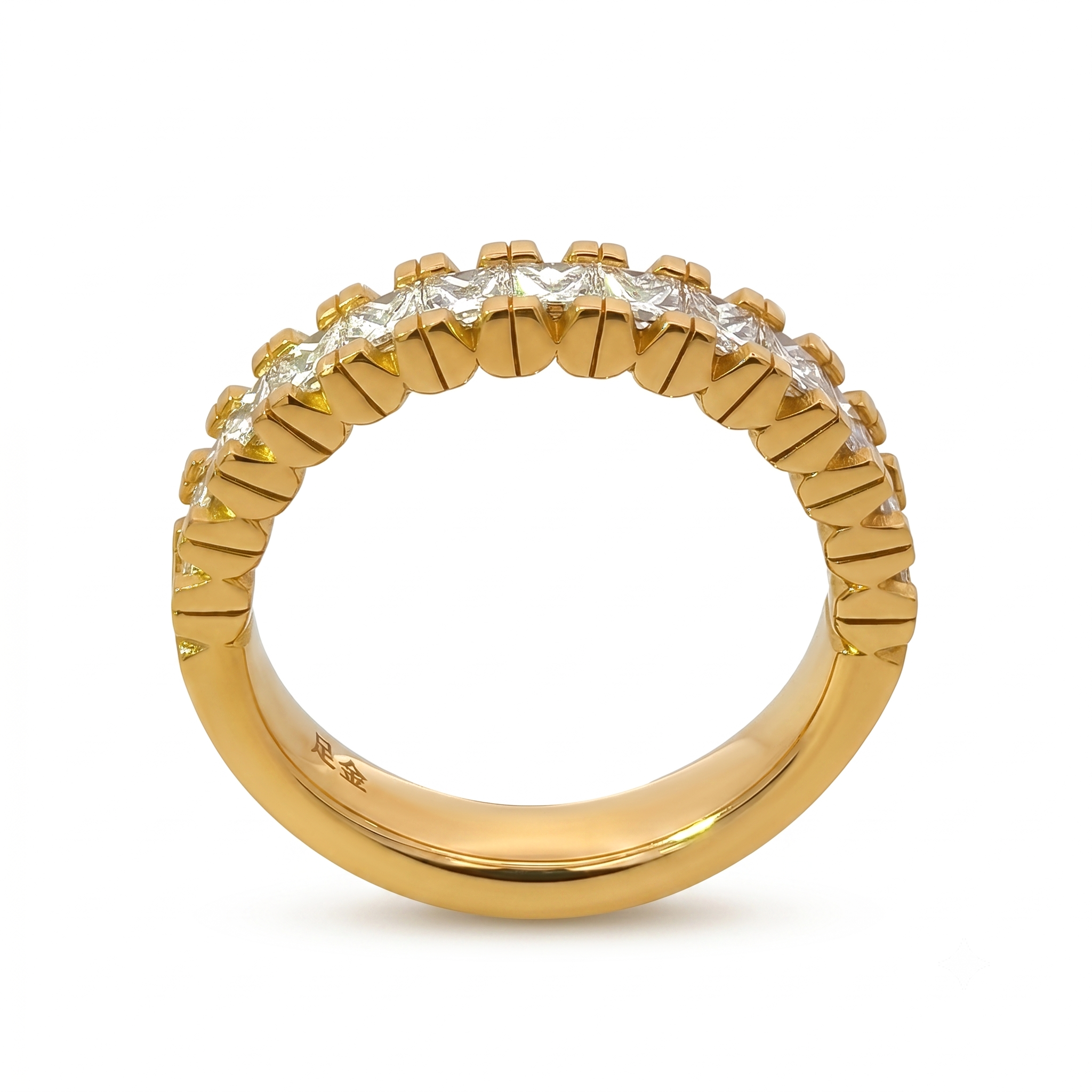 24KT  Pure Gold Diamond Ring
