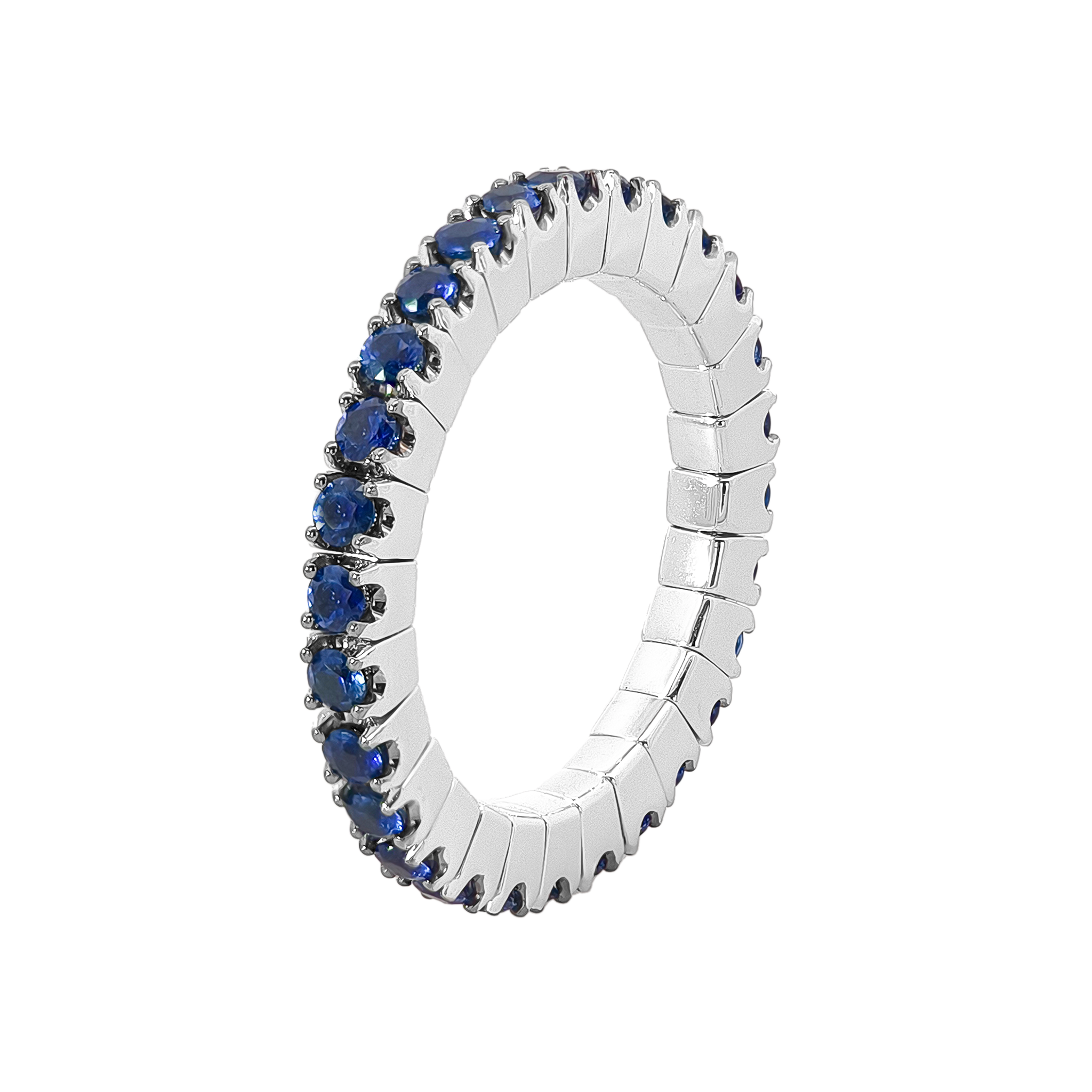 18KT White Gold Sapphire Ring