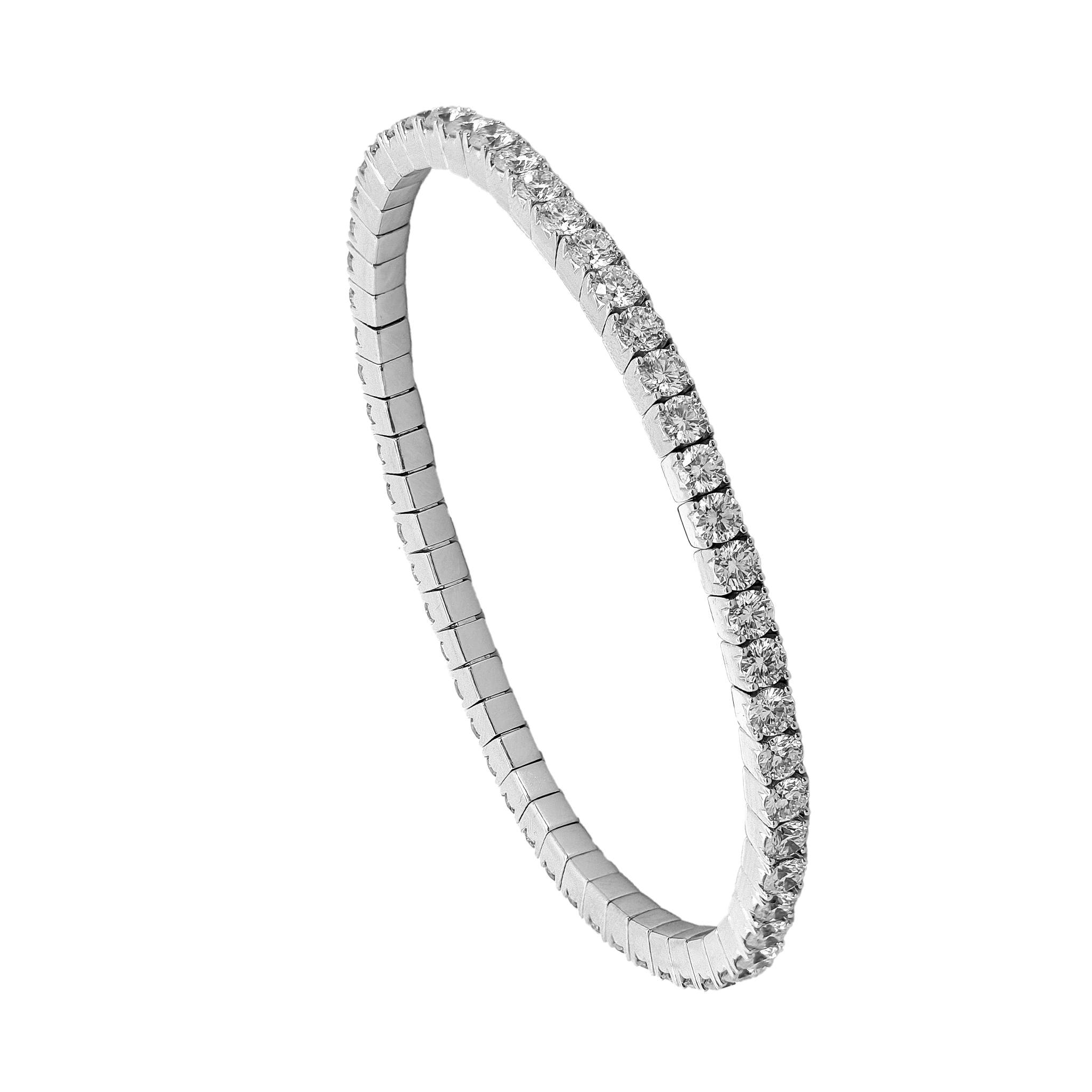 18KT White Gold Diamond Bracelet
