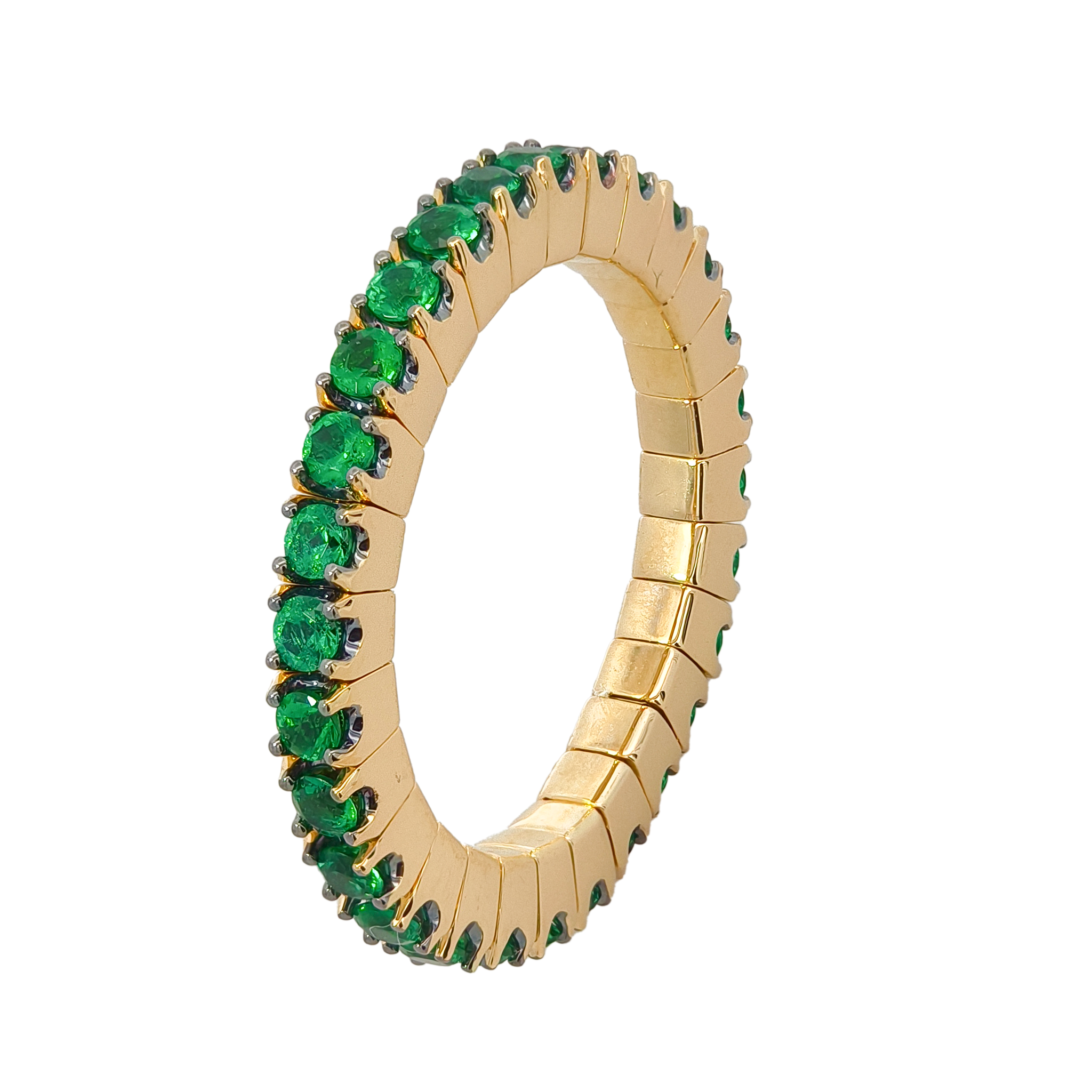 18KT Yellow Gold Emerald  Ring