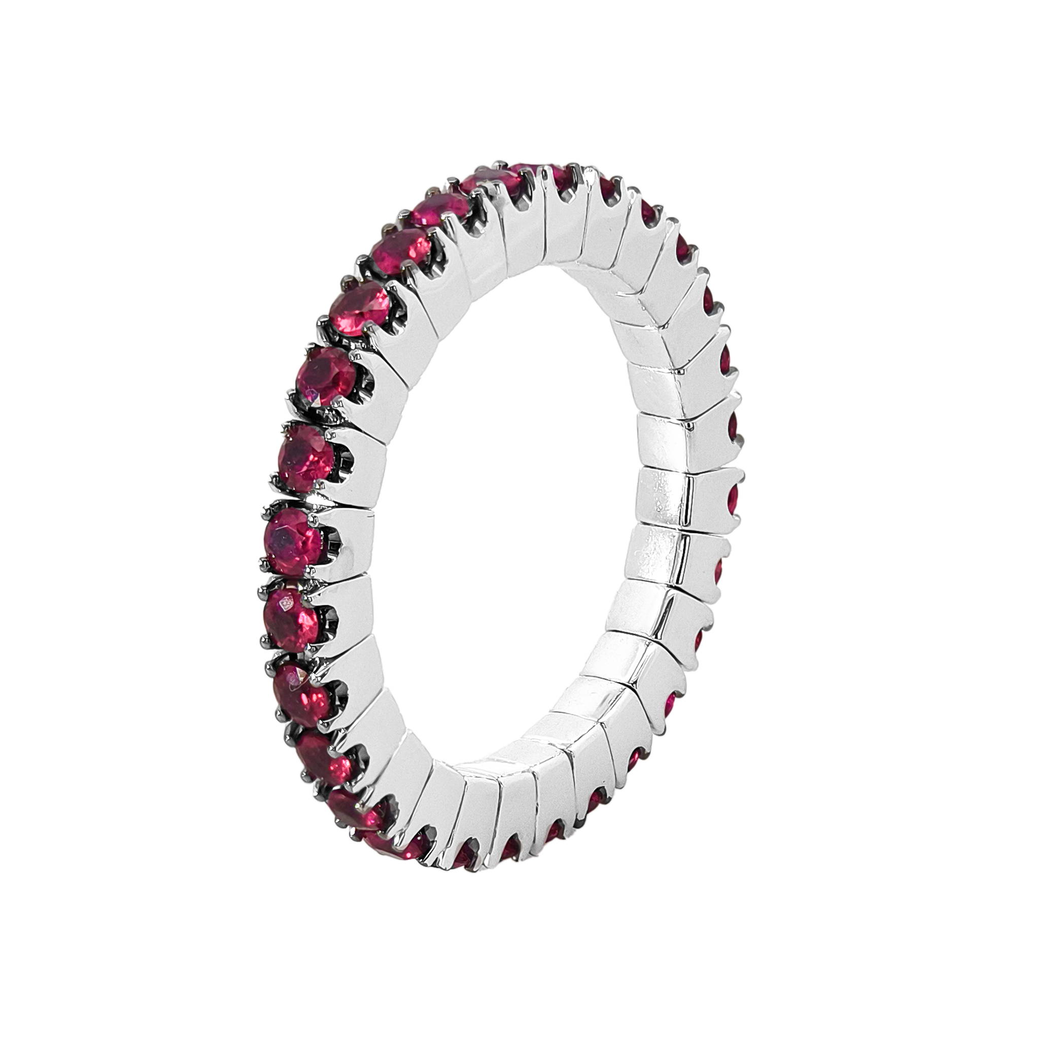 18KT White Gold Ruby Ring
