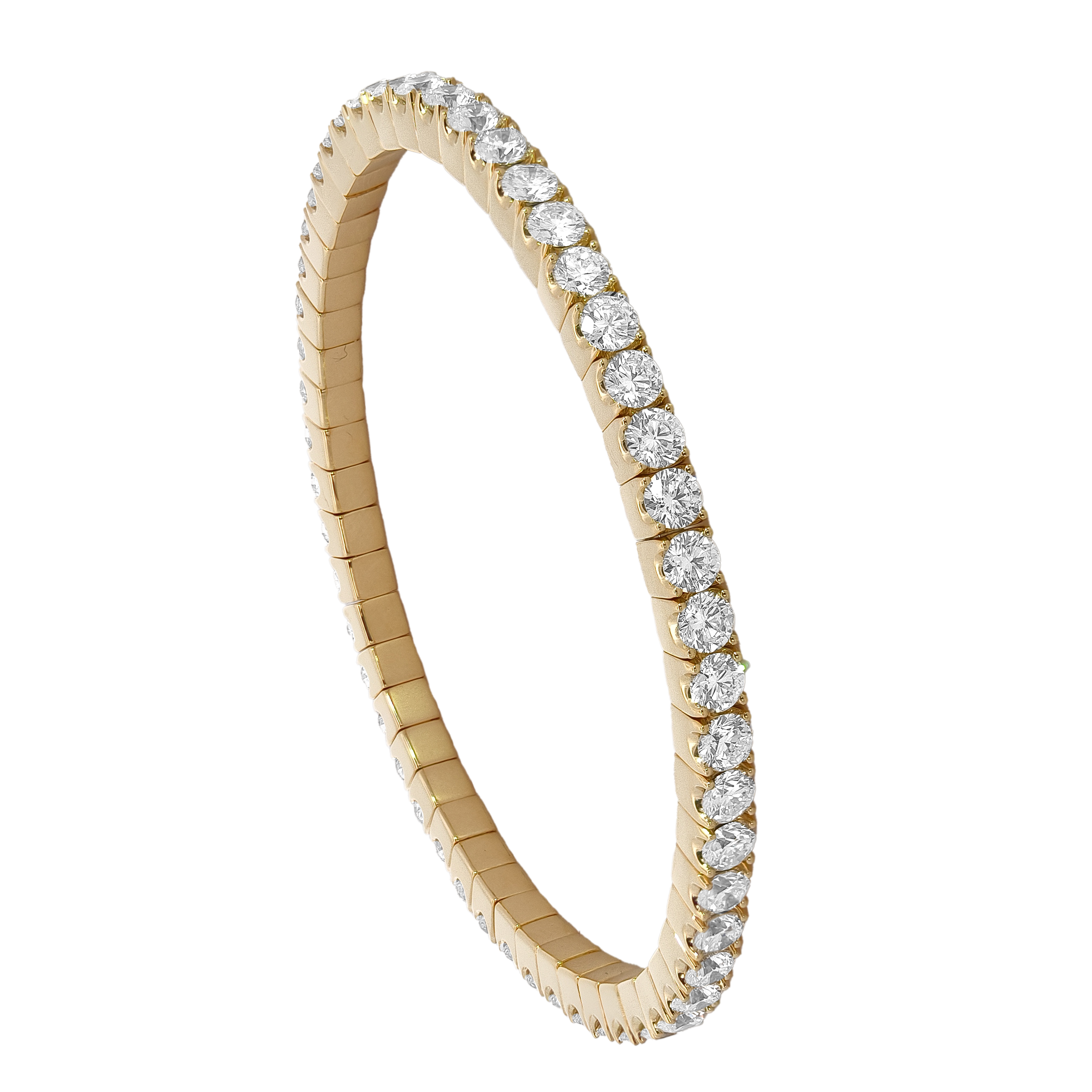 18KT Yellow Gold Diamond Bracelet